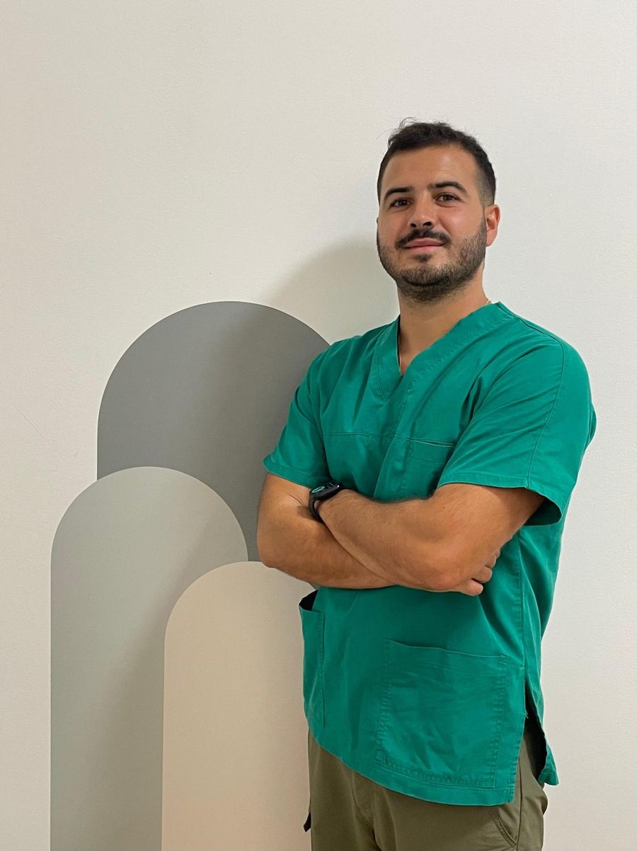 Daniele Delrio, fisioterapista del Centro Emovere ad Alghero